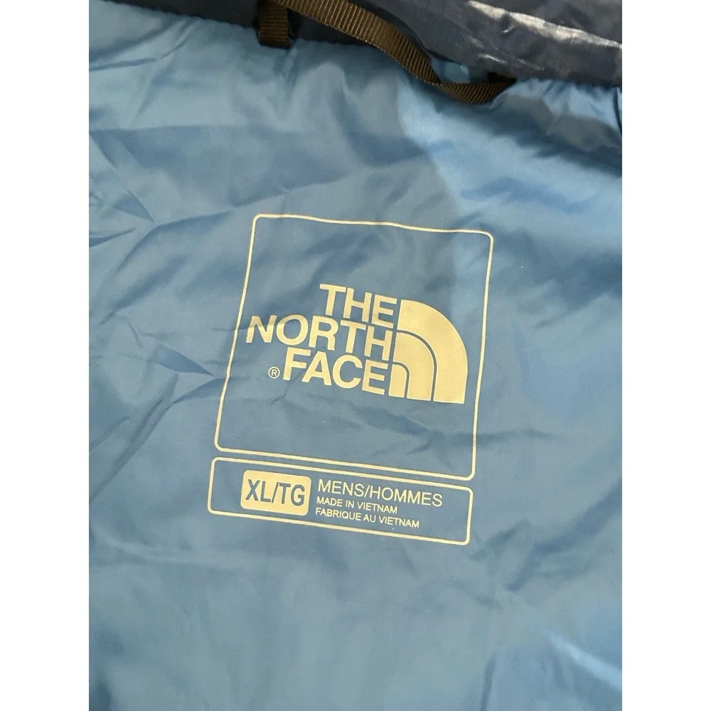 The North Face Mens Quilted Puffer Vest Navy  Size XL Full Zip